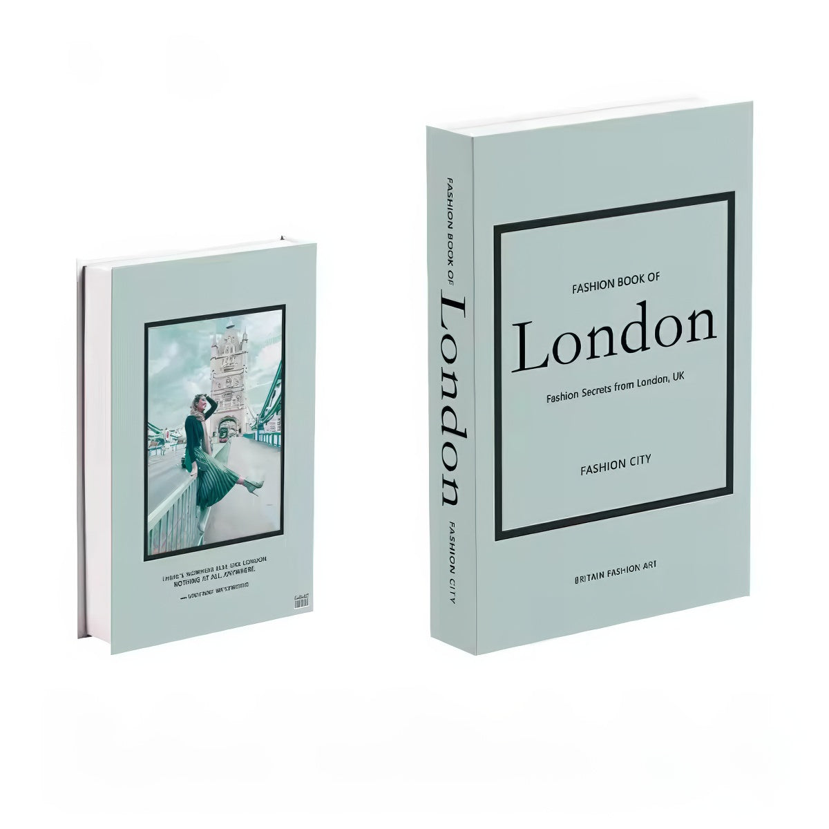 Fashion City Minimalist Fake Book Storage Box — Considered Home Styling — Lifestyle 4
