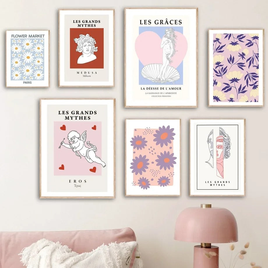 Les Grands Mythes Canvas Posters — Considered Home Styling