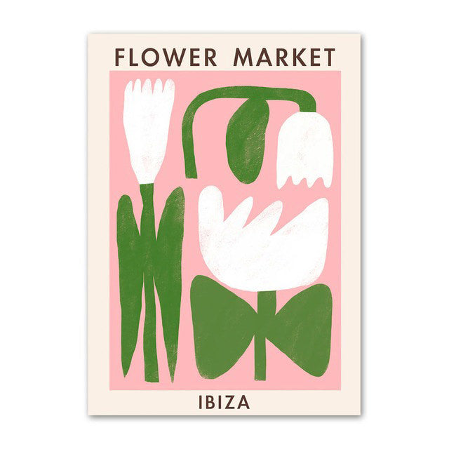 Modern Flower Market Canvas Posters — Considered Home Styling — Lifestyle 7