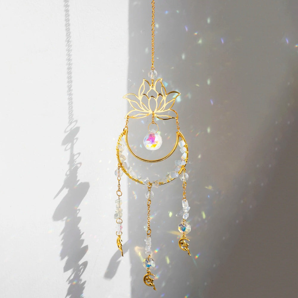 Lotus Moon Suncatcher — Considered Home Styling — Lifestyle 3