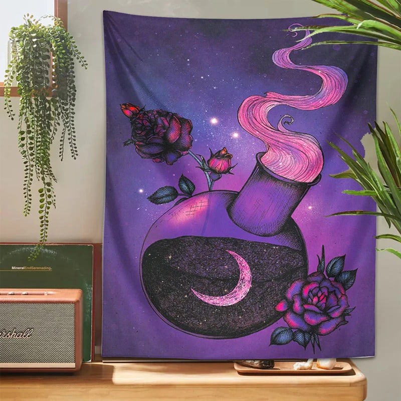Moon Potion Witchy Tapestry — Considered Home Styling
