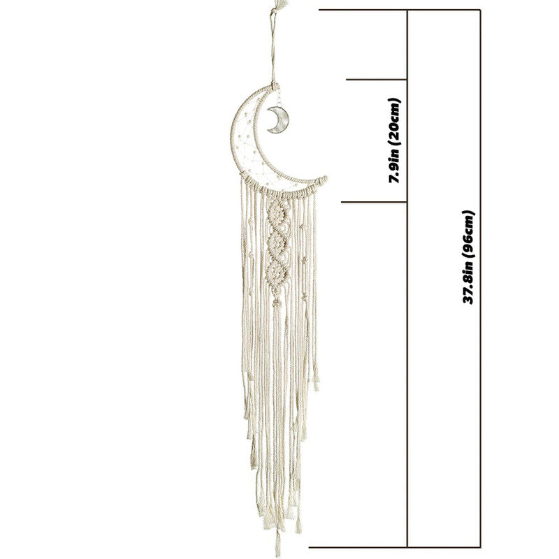 Moon Macrame Dreamcatcher — Considered Home Styling — Lifestyle 3