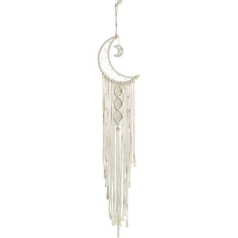 Moon Macrame Dreamcatcher — Considered Home Styling — Front view