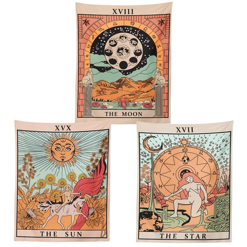 "The Star" Tarot Colored Tapestry — Considered Home Styling