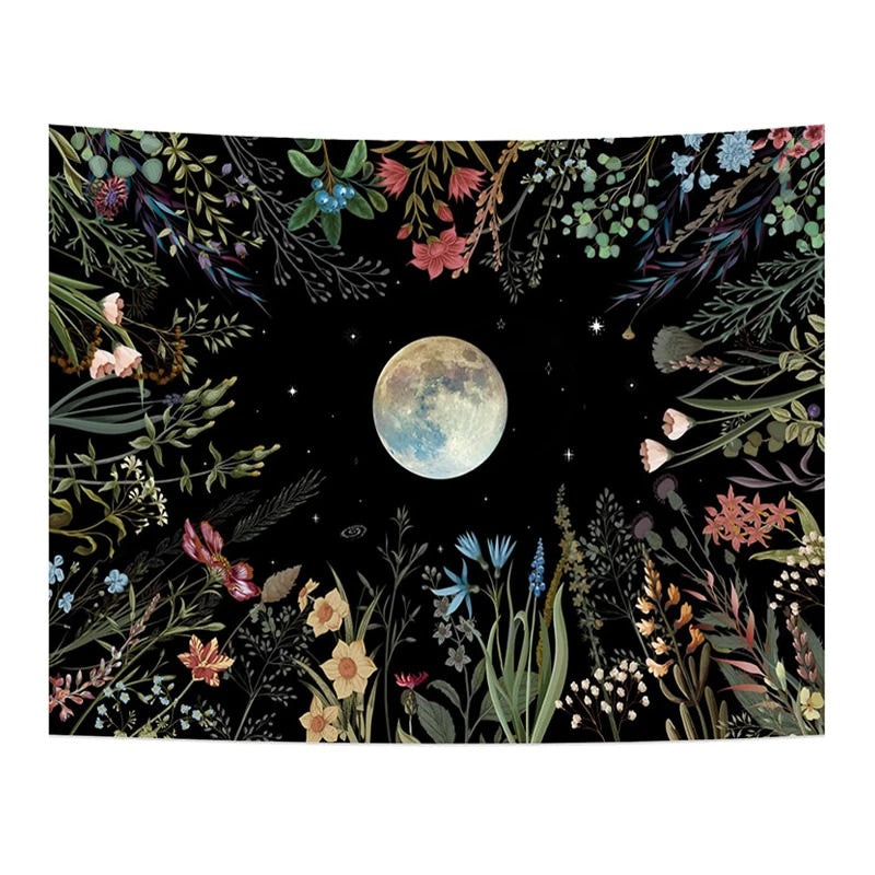 Moonlit Garden Tapestry — Considered Home Styling — Front view