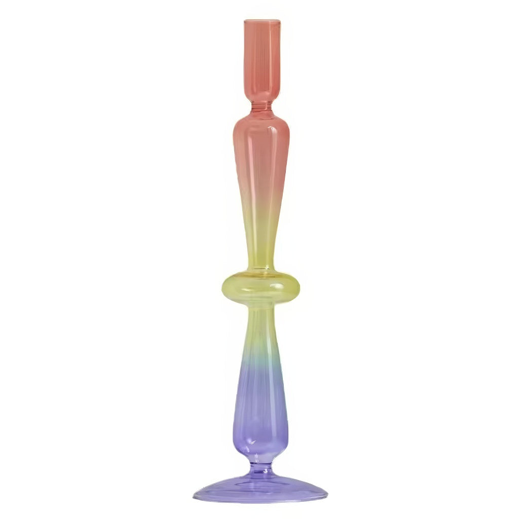 Multicolor Irregular Glass Candleholder — Decorative Vase for Considered Styling — Lifestyle 7