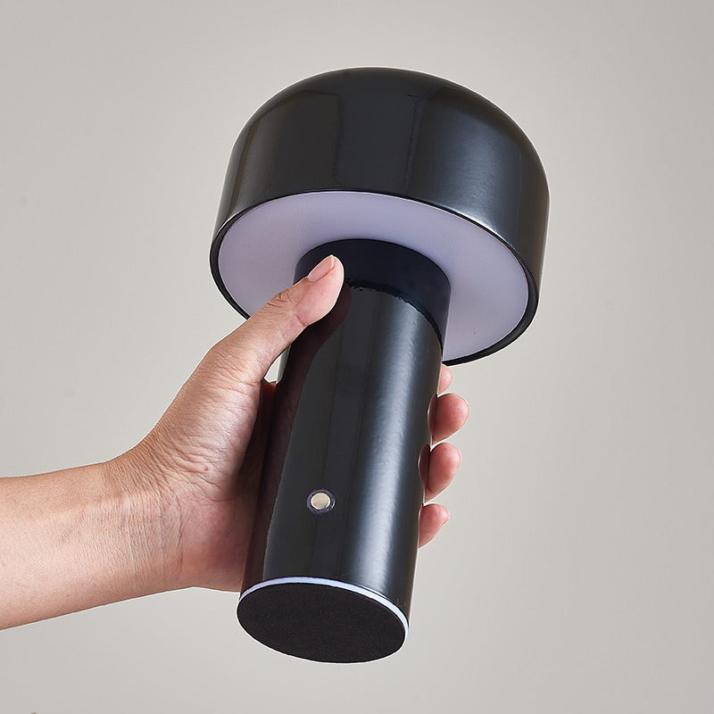 Metal Mushroom Table Lamp — Warm LED Mood Lighting for Bedside — Lifestyle 7