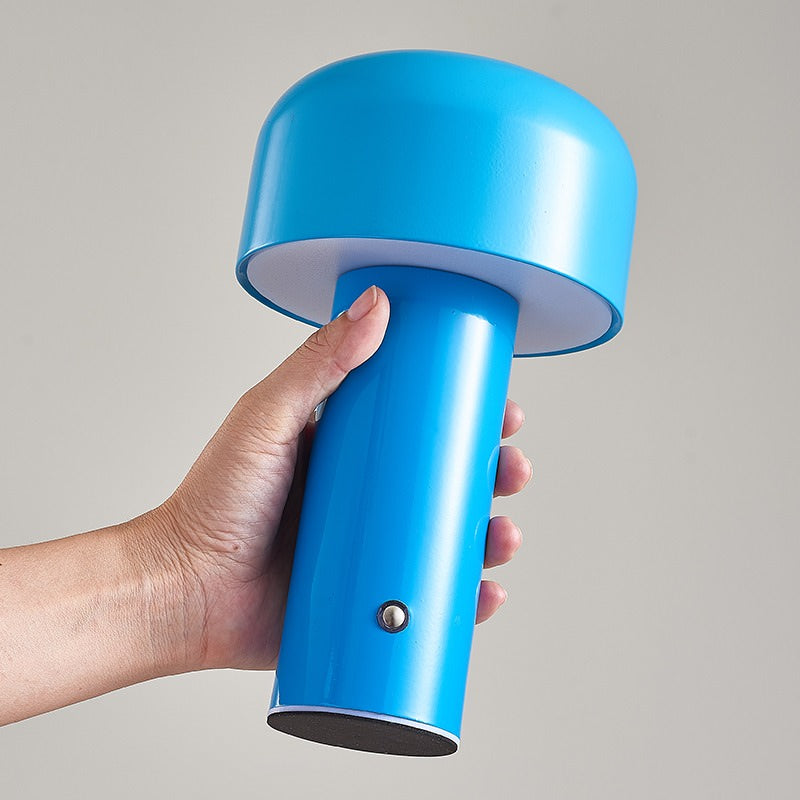 Metal Mushroom Table Lamp — Warm LED Mood Lighting for Bedside — Lifestyle 4