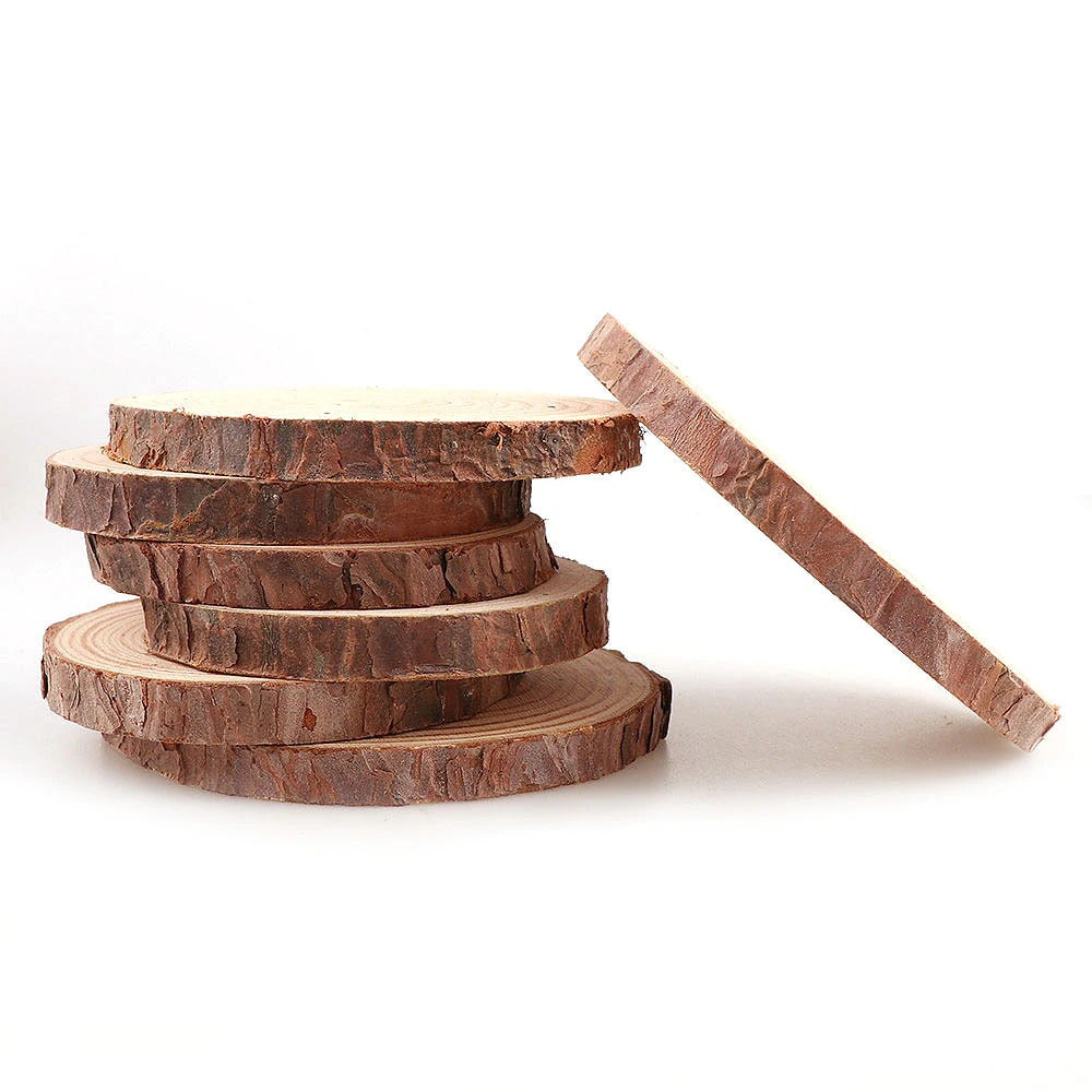 Natural Wooden Slice Coasters — Considered Home Styling