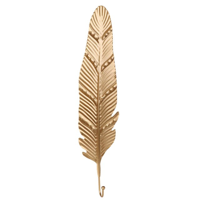 Golden Leaf Wall Hook — Considered Home Styling — Lifestyle 6