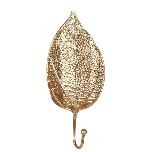 Golden Leaf Wall Hook — Considered Home Styling — Lifestyle 7