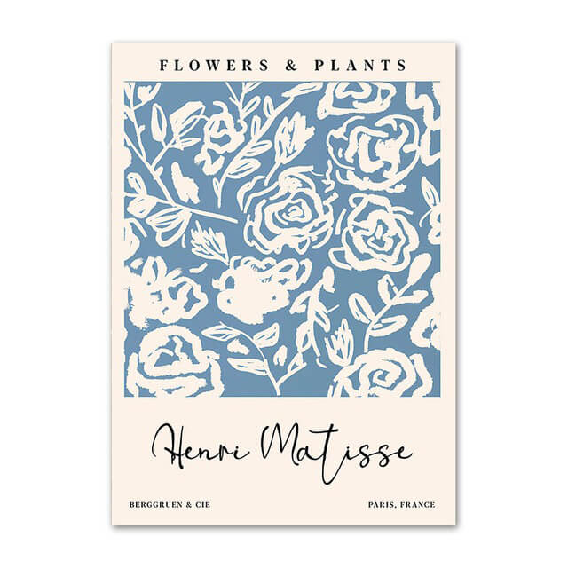 Pale Orange & Blue Gallery Wall Canvas Posters — Considered Home Styling — Lifestyle 4