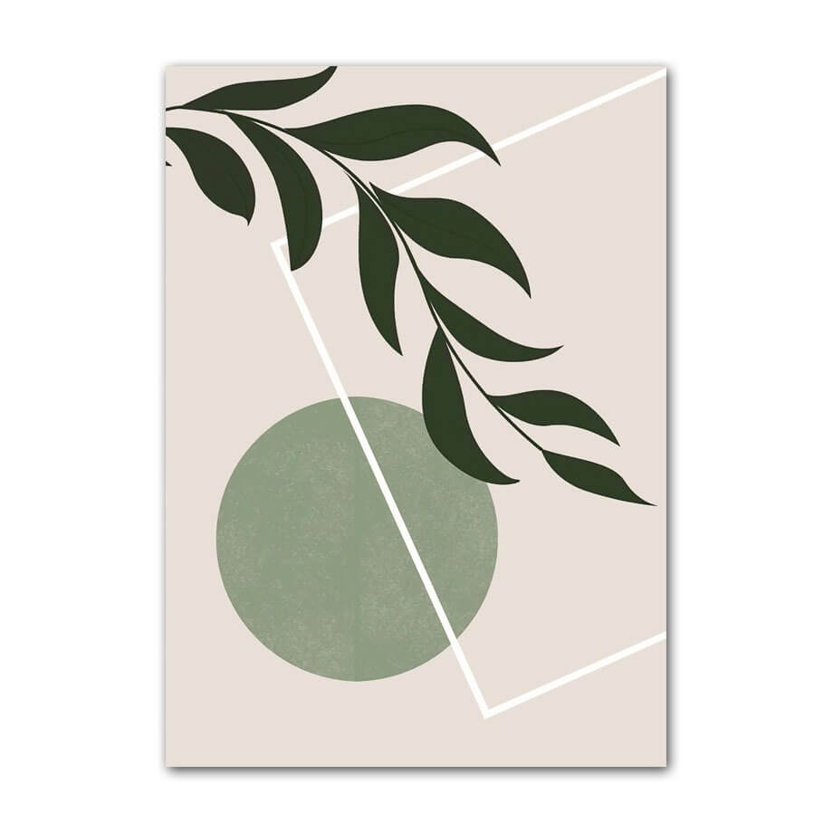 Pale Green Shapes Canvas Posters — Considered Home Styling — Lifestyle 8