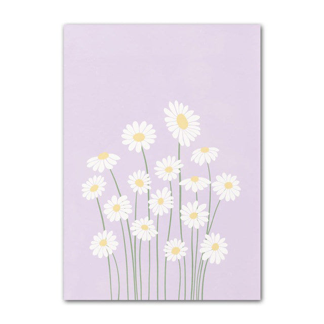 Pastel Flower Market Canvas Posters — Considered Home Styling — Lifestyle 4