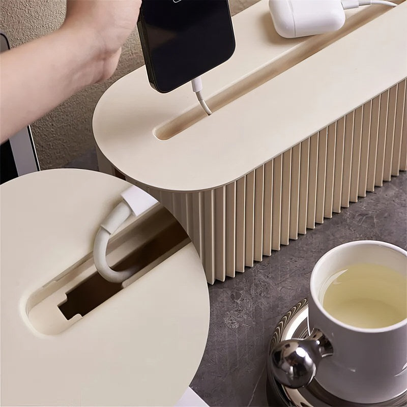 Pleated Extension Board Wire Organizer — Considered Home Styling
