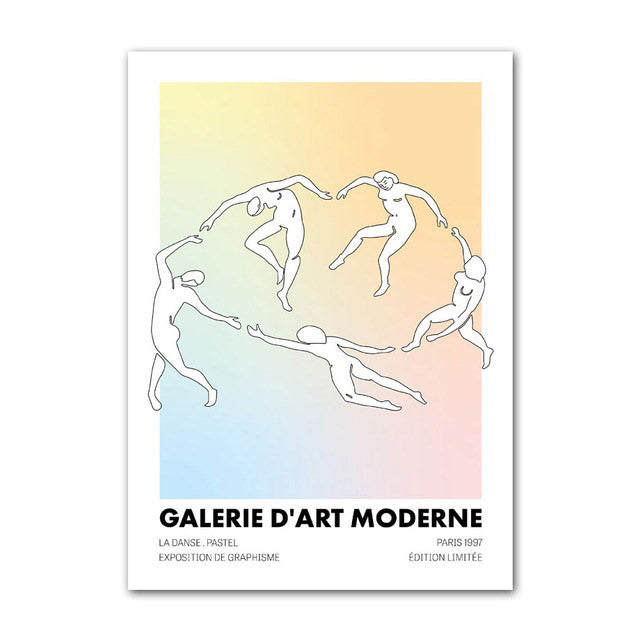 Pastel Minimal Art Canvas Posters — Considered Home Styling — Lifestyle 7