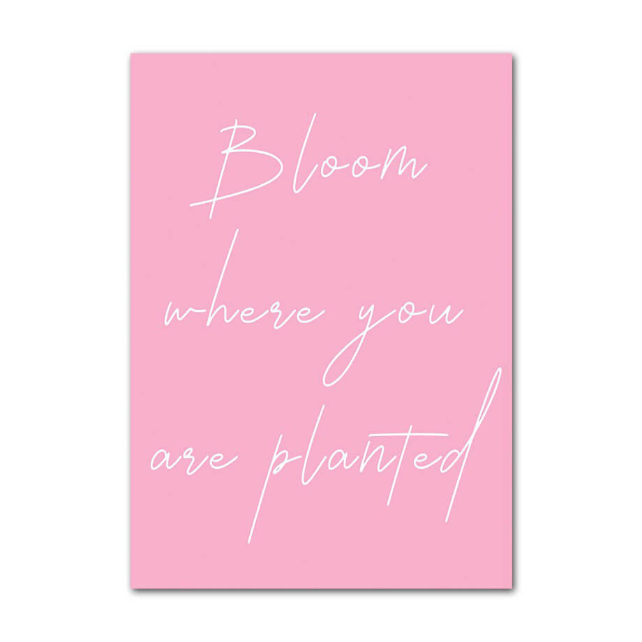 Pastel Pink Gallery Wall Art Canvas Posters — Considered Home Styling — Lifestyle 3