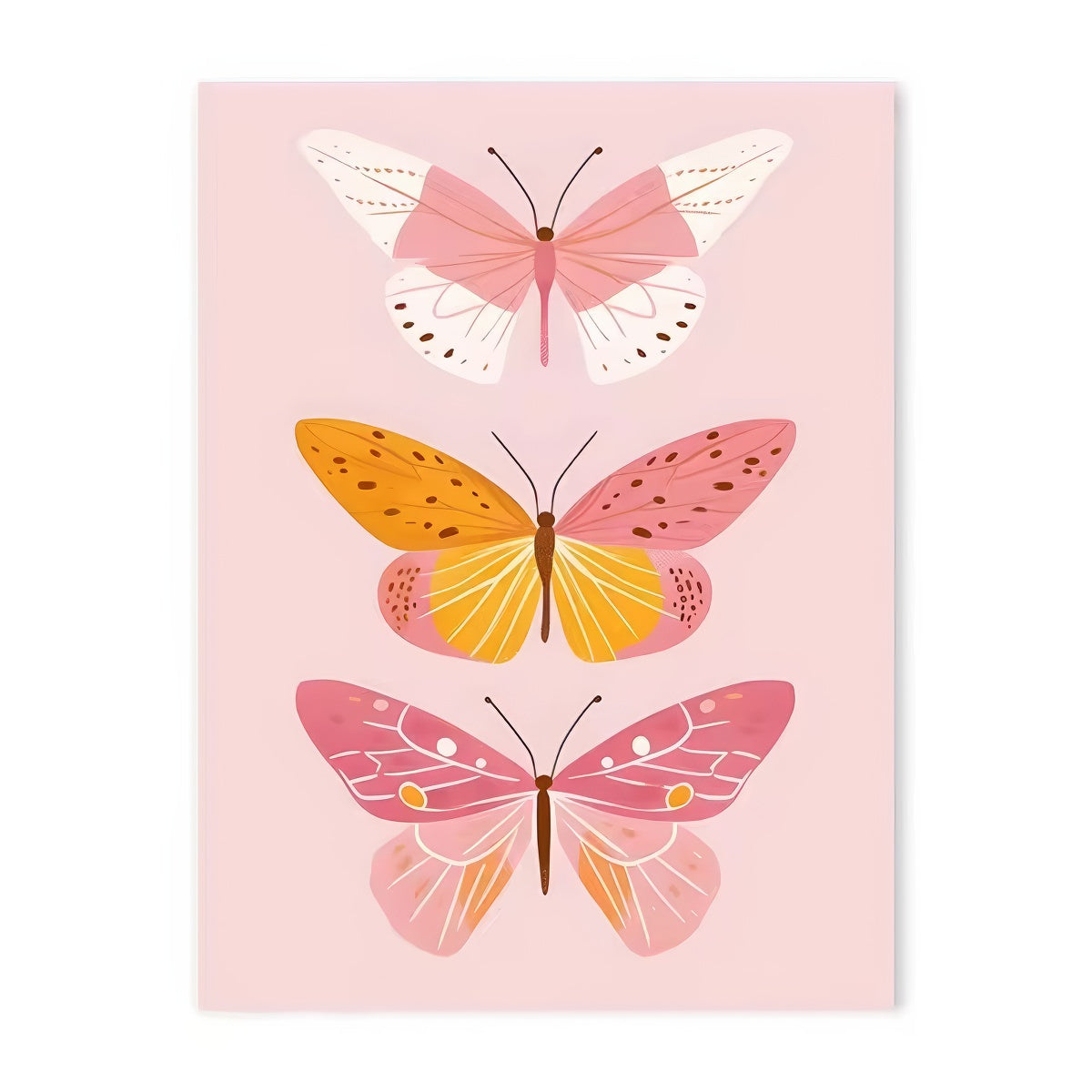 Pastel Positivity Wall Collage Canvas Posters — Considered Home Styling — Lifestyle 2
