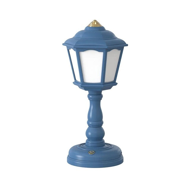 Pastel Mini Retro Street Lamp — Warm LED Mood Lighting for Bedside — Lifestyle 8