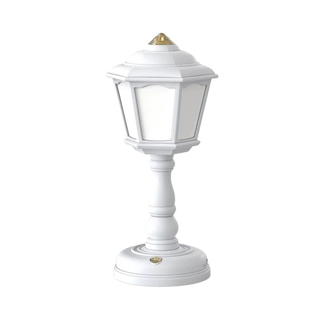 Pastel Mini Retro Street Lamp — Warm LED Mood Lighting for Bedside — Lifestyle 7