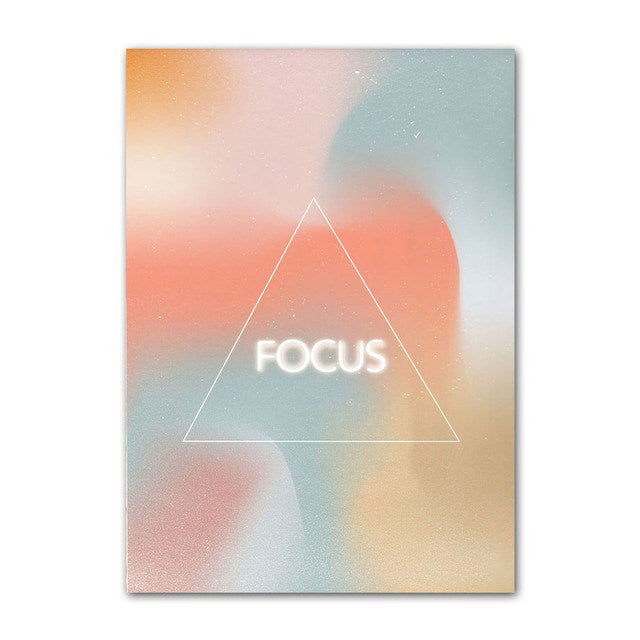 Pastel Beige Gradients Canvas Posters — Considered Home Styling — Lifestyle 8