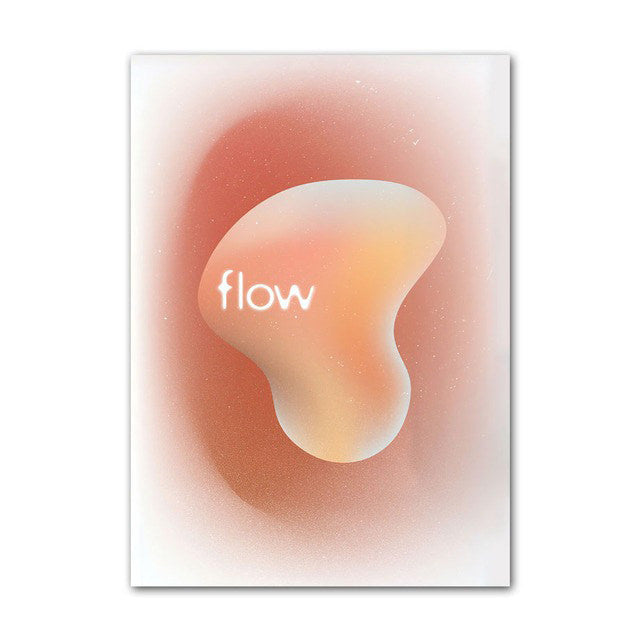 Pastel Beige Gradients Canvas Posters — Considered Home Styling — Lifestyle 6