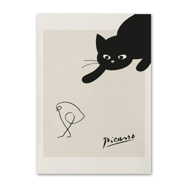 Picasso Outline Sketches Canvas Posters — Considered Home Styling