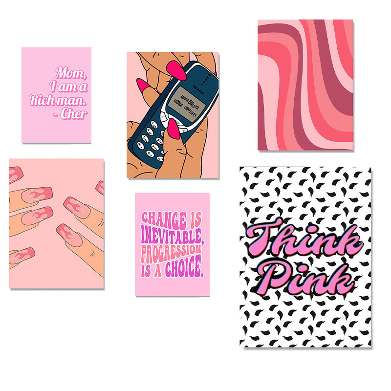 Think Pink Canvas Posters — Considered Home Styling