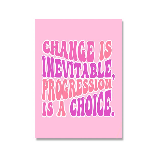 Think Pink Canvas Posters — Considered Home Styling
