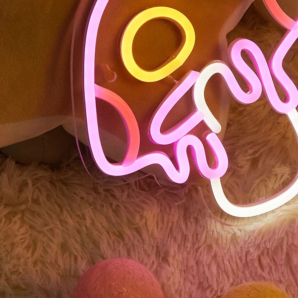 Pink Trippy Mushroom LED Neon Sign — Lifestyle 1