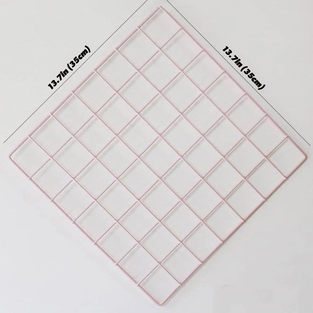 Pink Wall Grid Organizer — Considered Home Styling — Lifestyle 3
