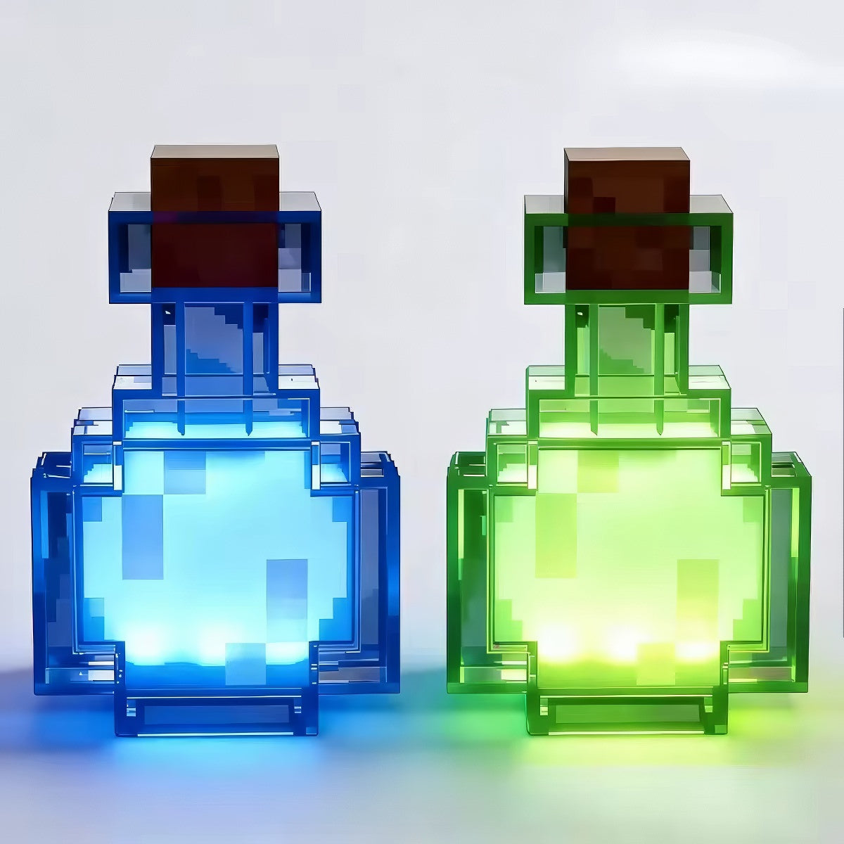 Pixel Potion Bottle Touch Night Light — Warm LED Mood Lighting for Bedside — Lifestyle 3