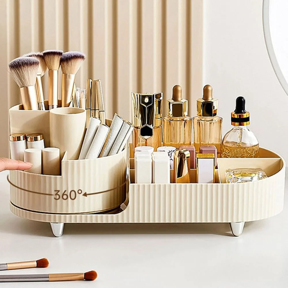 Pleated Makeup Desktop Organizer — Considered Home Styling