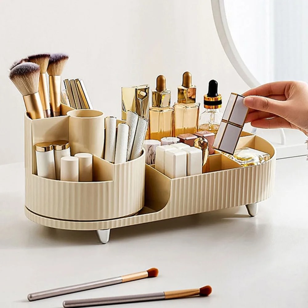 Pleated Makeup Desktop Organizer — Considered Home Styling