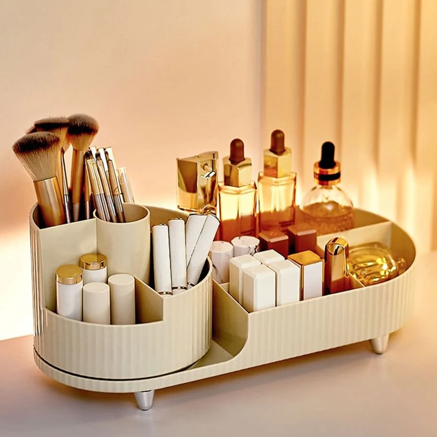 Pleated Makeup Desktop Organizer — Considered Home Styling