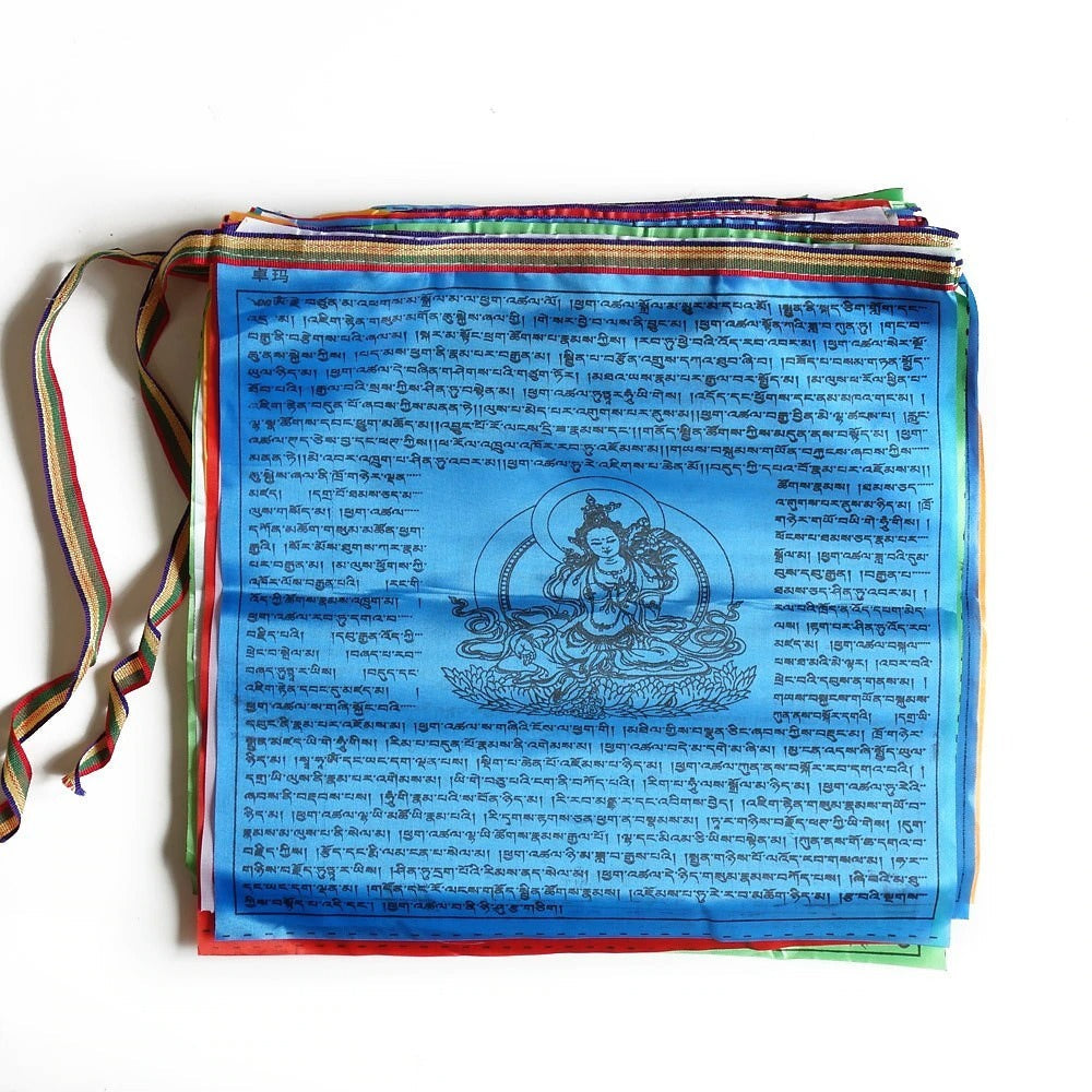 Tibetan Prayer Flags Decor — Considered Home Styling — Front view