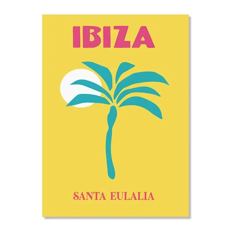 Cities Pastel Canvas Posters — Considered Home Styling — Lifestyle 4