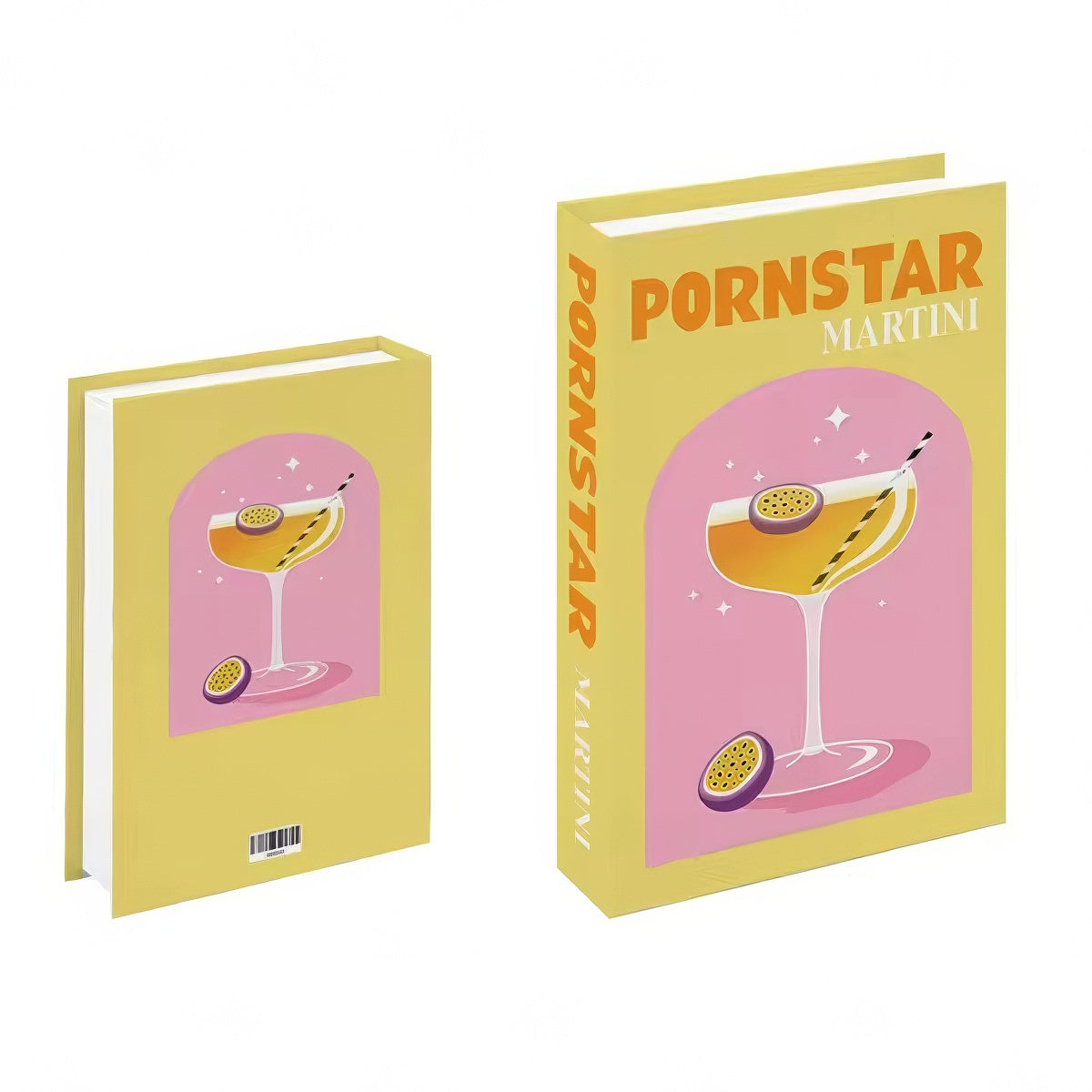 Cocktails Fake Book Storage Box — Considered Home Styling — Lifestyle 1
