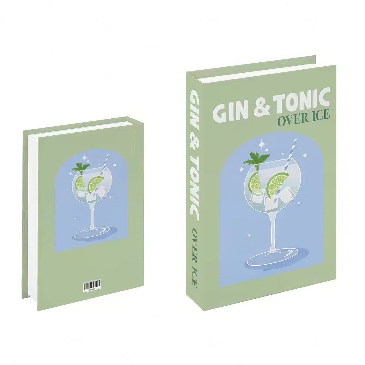 Cocktails Fake Book Storage Box — Considered Home Styling — Lifestyle 3