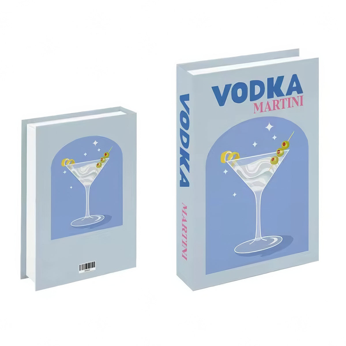 Cocktails Fake Book Storage Box — Considered Home Styling — Lifestyle 4