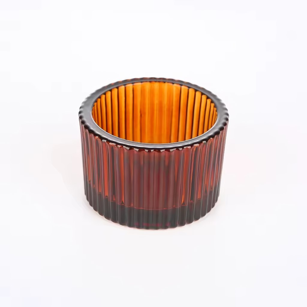 Ribbed Glass Tealight Candle Holder Set — Decorative Vase for Considered Styling — Lifestyle 4