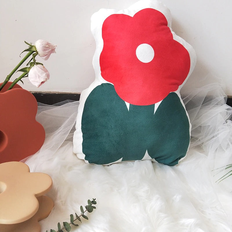 Happy Flower Decorative Pillow — Considered Home Styling — Lifestyle 3