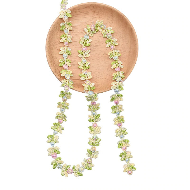 Embroidered Rose Lace Trim — Considered Home Styling