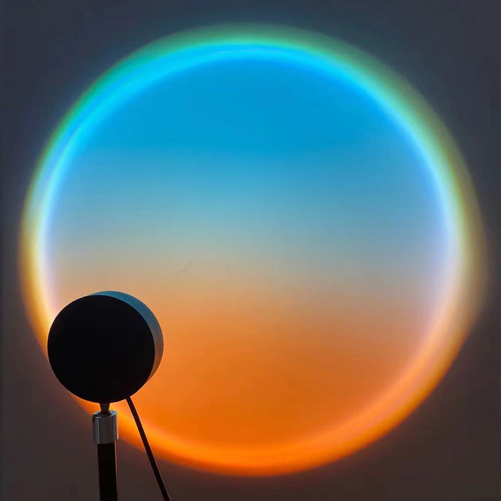 Sunset Projector Lamp — Golden Hour Mood Light for Bedroom & Photography — Lifestyle 4