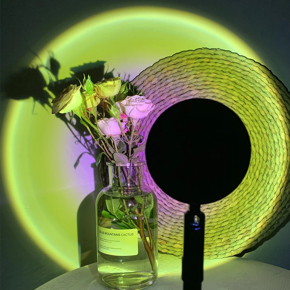 Sunset Projector Lamp — Golden Hour Mood Light for Bedroom & Photography — Lifestyle 5