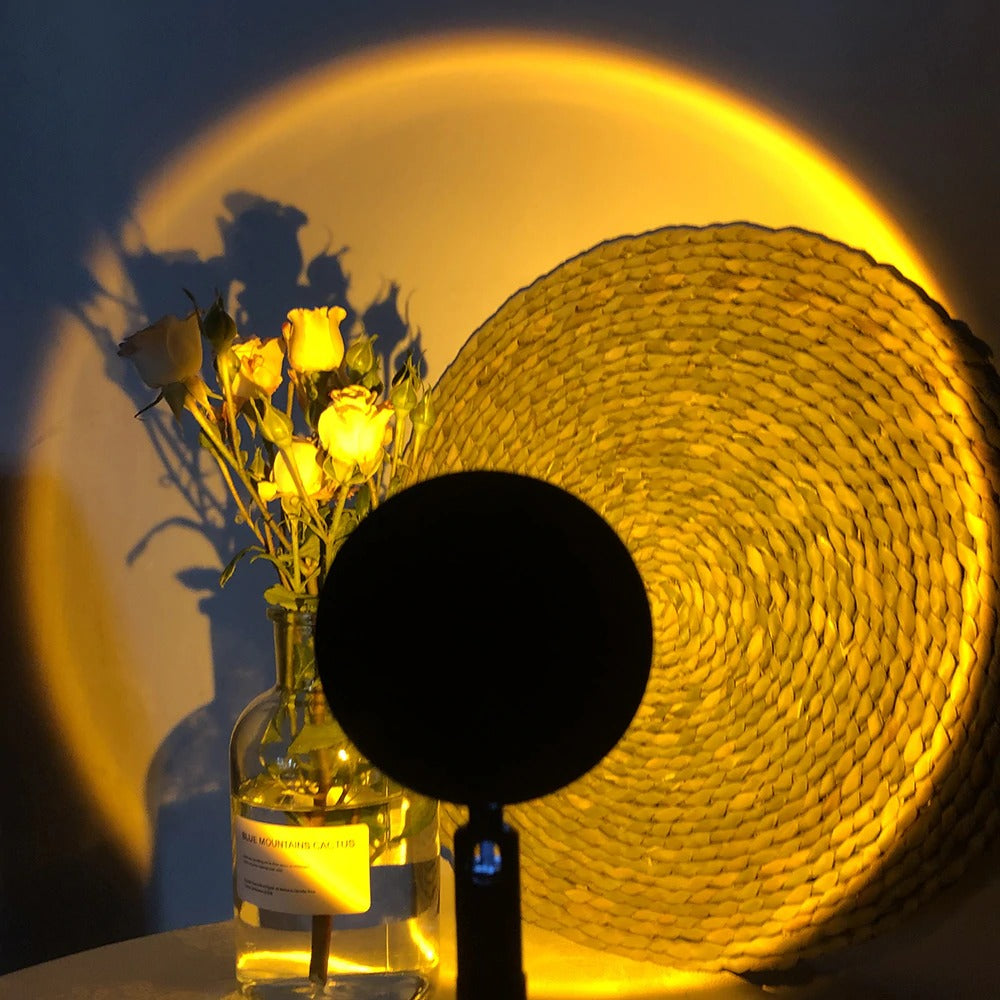 Sunset Projector Lamp — Golden Hour Mood Light for Bedroom & Photography — Lifestyle 7