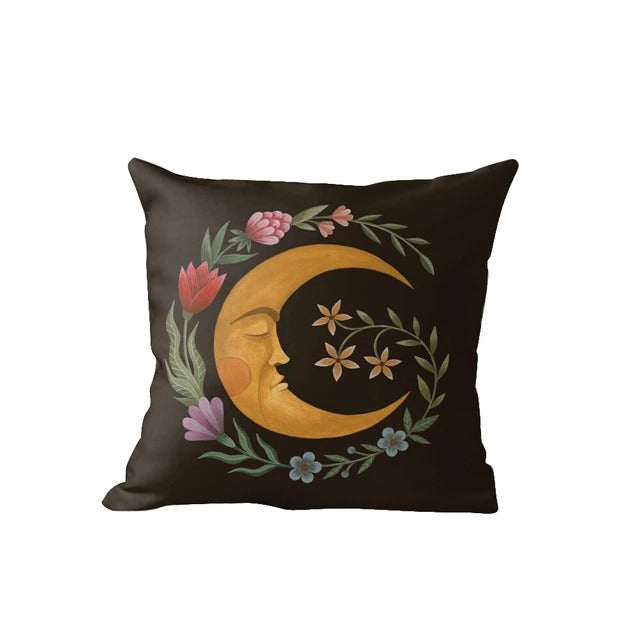 Heathen Sun Pillow Covers — Soft Textured Pillow for Bedroom Layering — Lifestyle 2