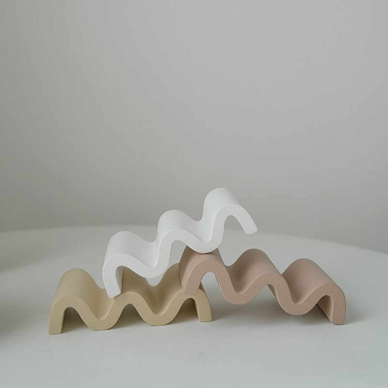Wavy Ceramic Jewelry Organizer — Considered Home Styling — Lifestyle 1