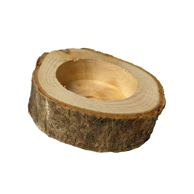 Rustic Tree Trunk Candlestick — Considered Home Styling — Lifestyle 1
