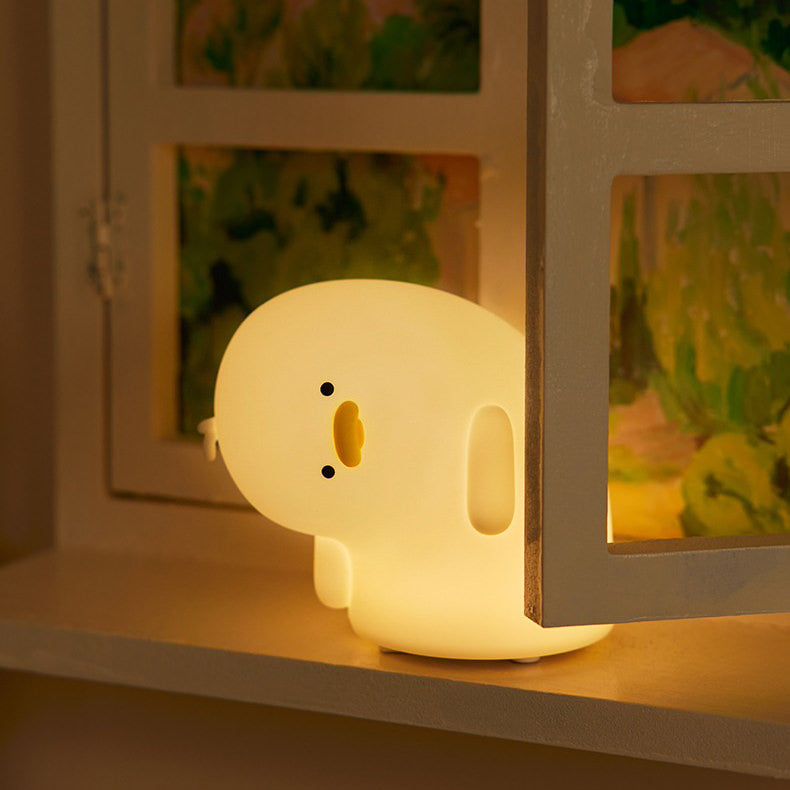 Gloomy Duck Night Light — Warm LED Mood Lighting for Bedside — Front view